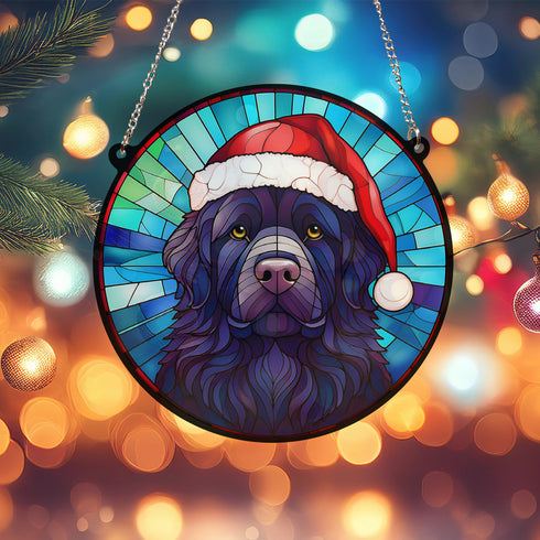 Newfoundland Christmas Suncatcher